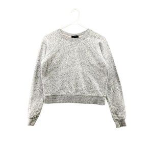 J. Crew Gray Pullover Sweatshirt Size XXS Crewneck Cotton Lightweight